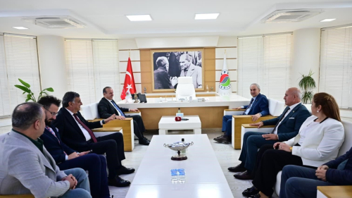 KKTC Başbakan Yardımcısı Ataoğlu, Kepez Belediyesi'nde